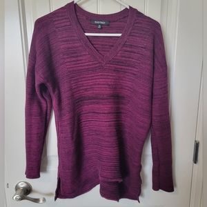Ellen Tracy long sweater, dark raspberry, size XL